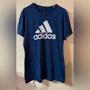 Adidas The Go To Tee Men's Navy Blue T-Shirt Large 100% Cotton